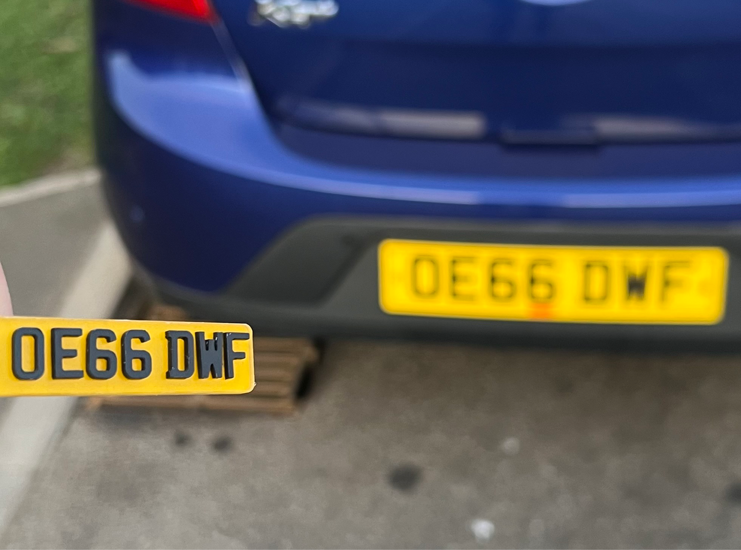 Number Plate Keyrings