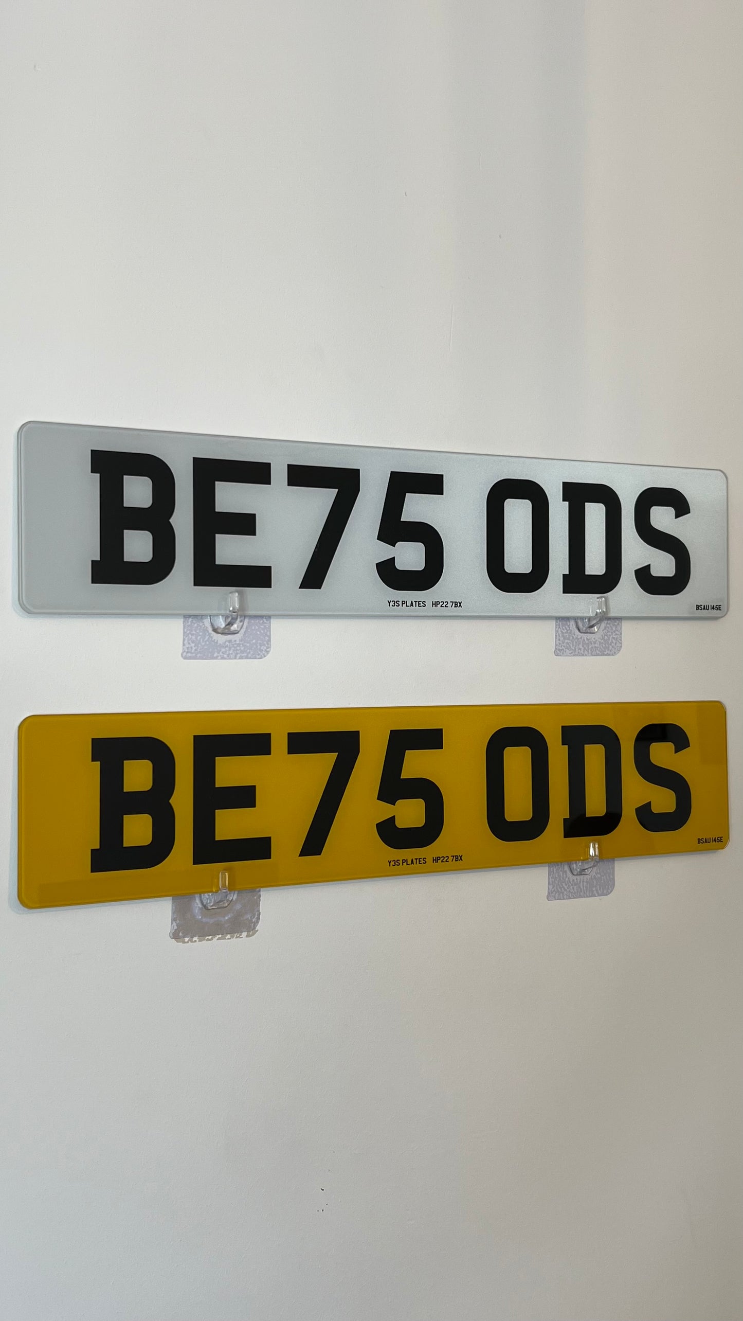 BE75 ODS Private Number Plate