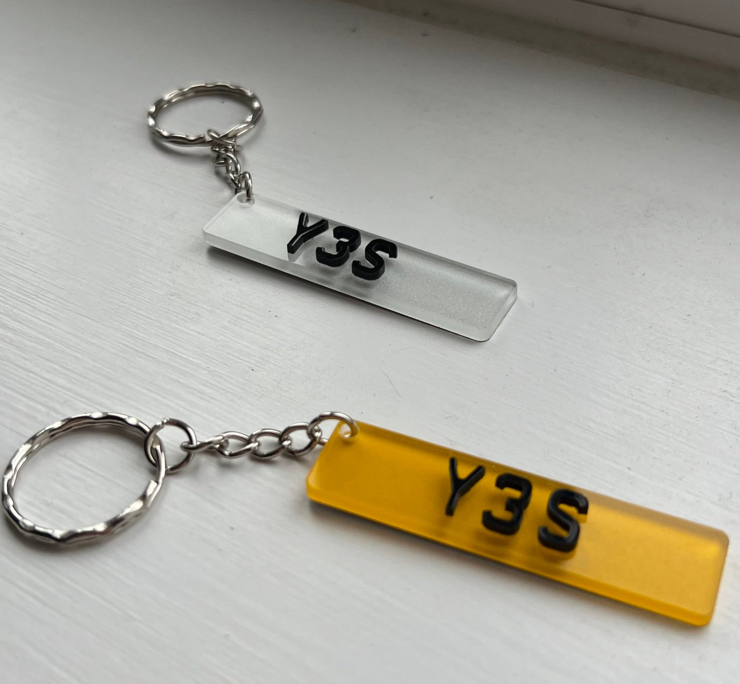 Number Plate Keyrings