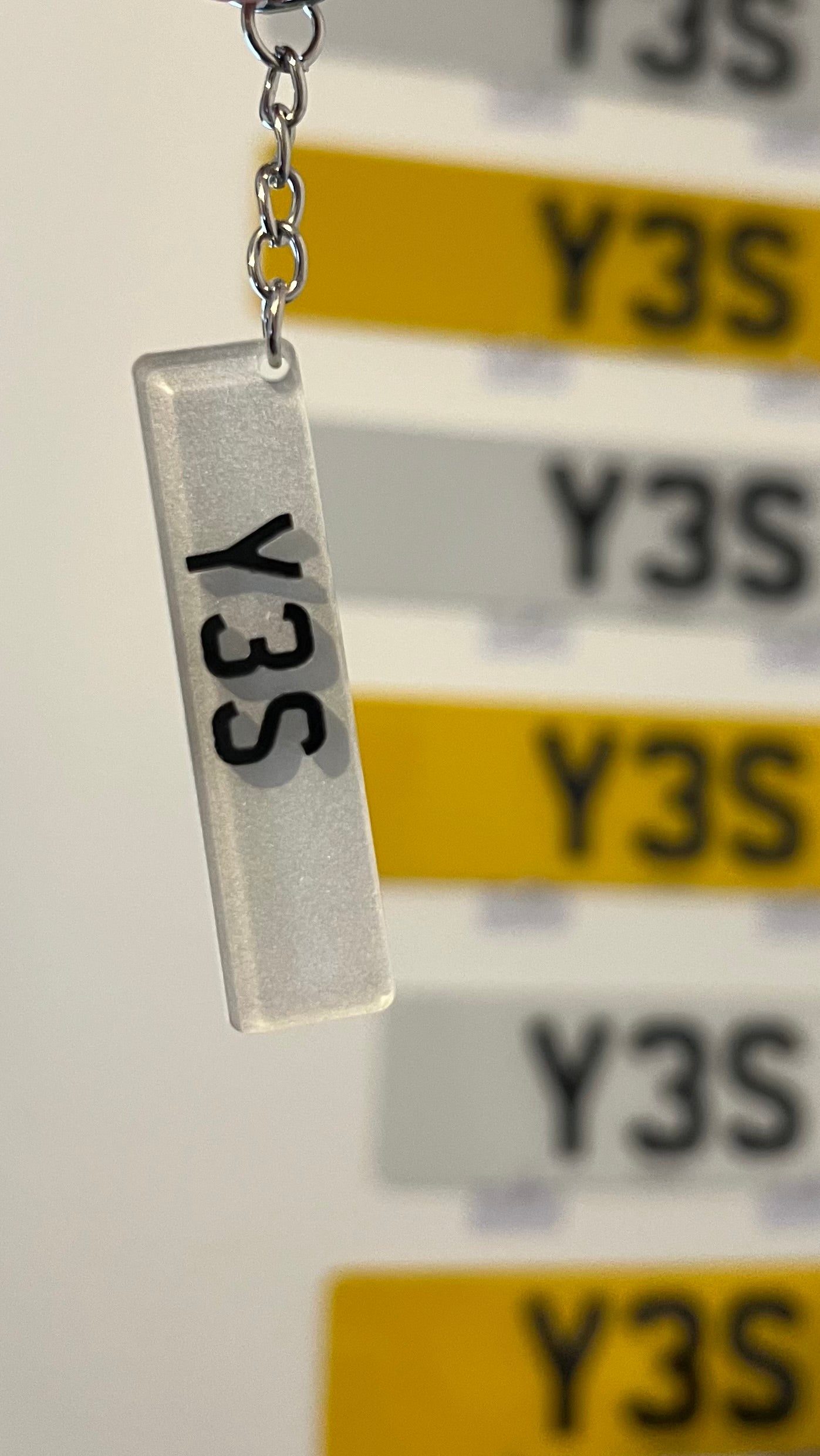 Number Plate Keyrings