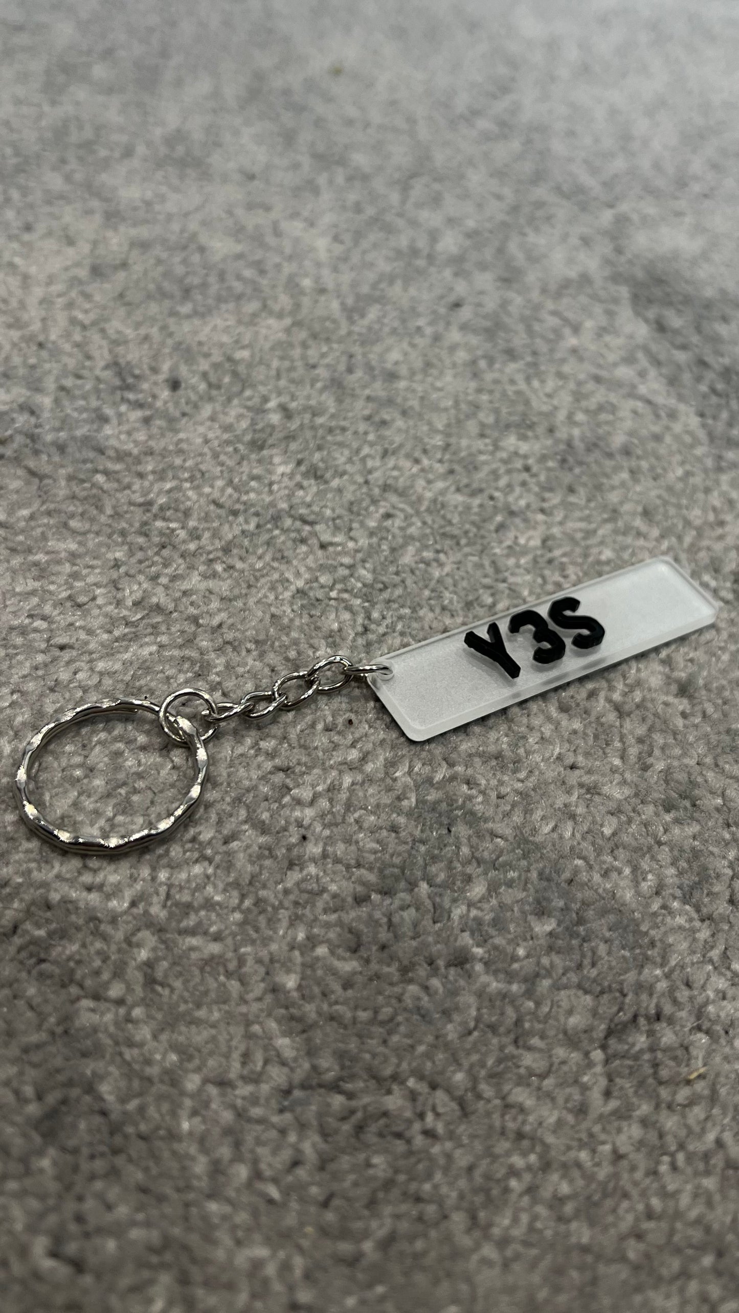 Number Plate Keyrings