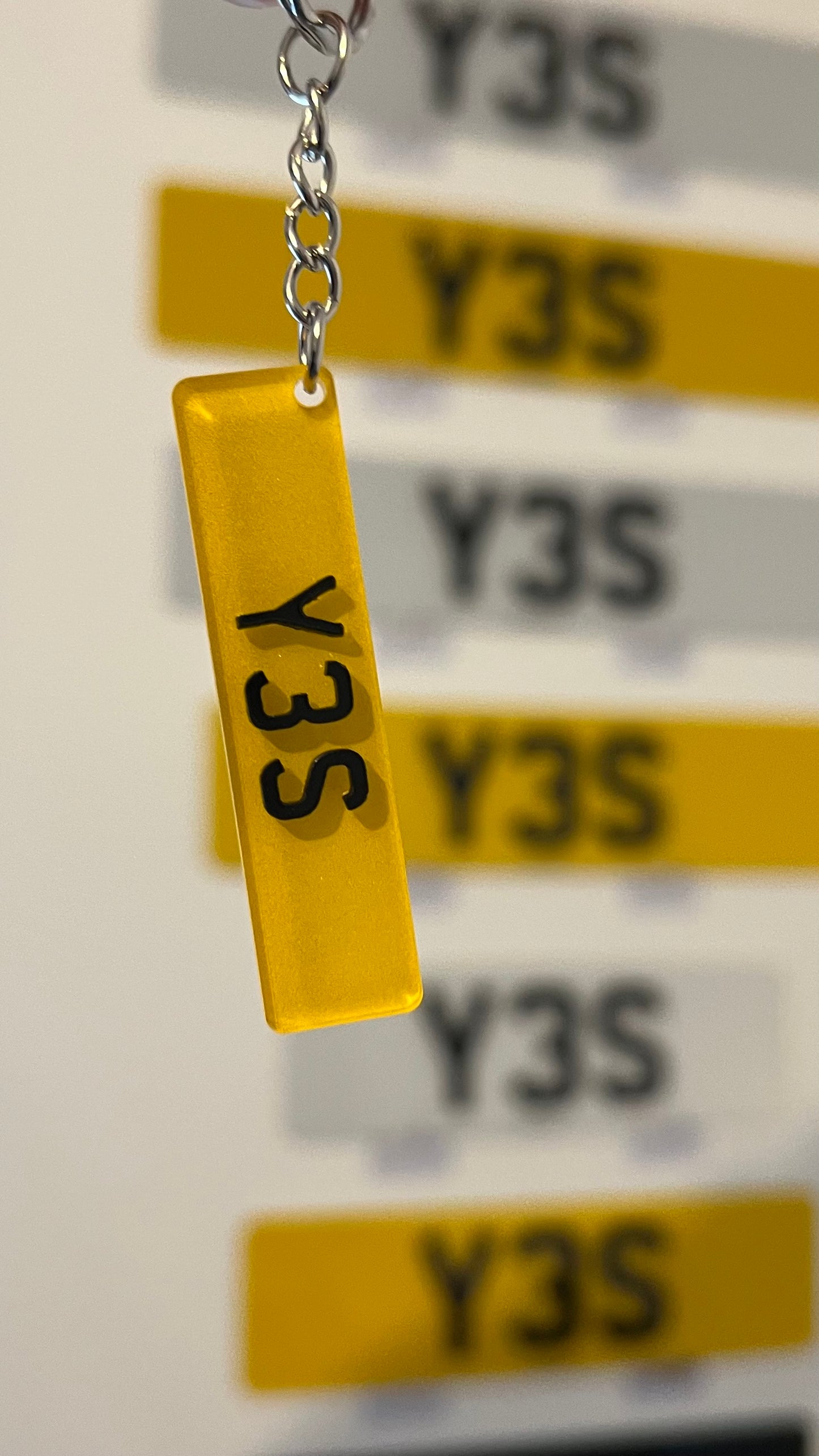 Number Plate Keyrings