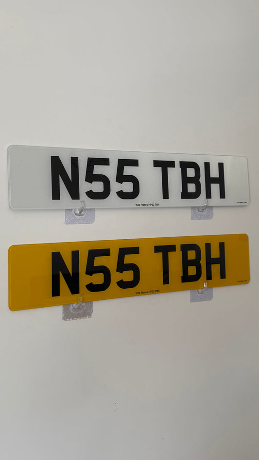 N55 TBH Private Number Plate