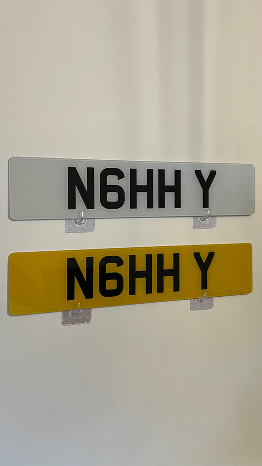 N6HH Y Private Number Plate
