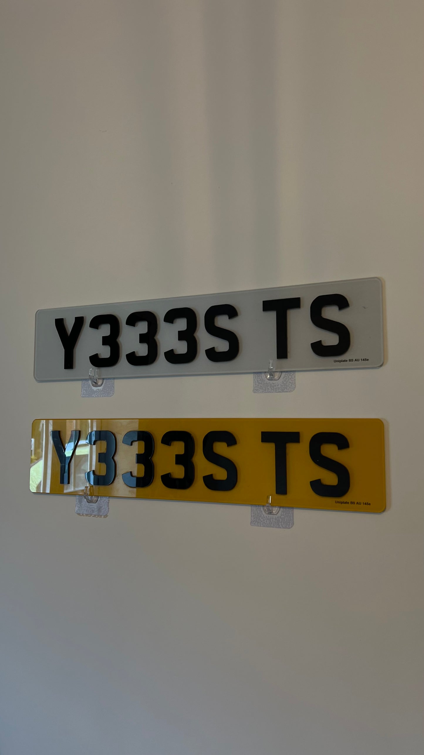 Y333S TS Private Number Plate