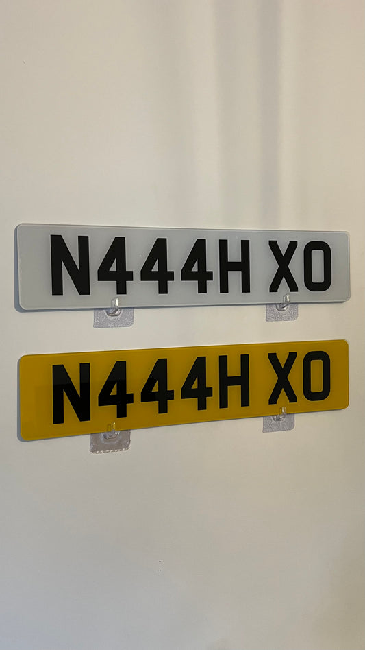N444H XO Private Number Plate