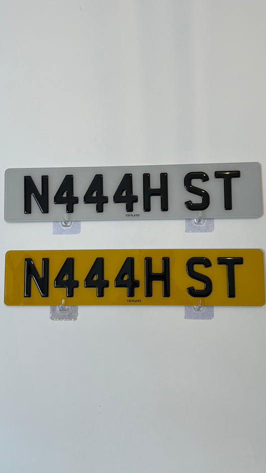 N444H ST Private Number Plate
