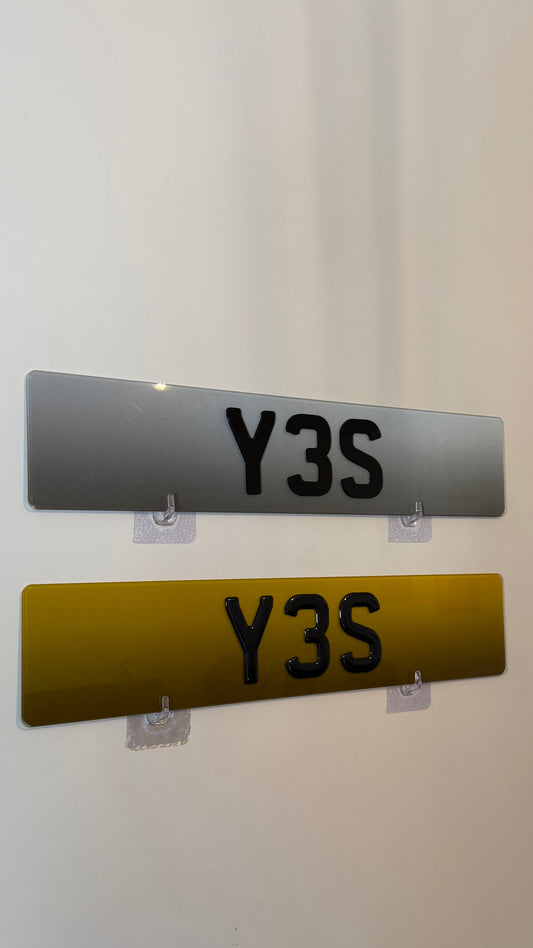 Faded Tinted Plates