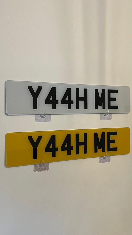 Y44H ME Private Number Plate