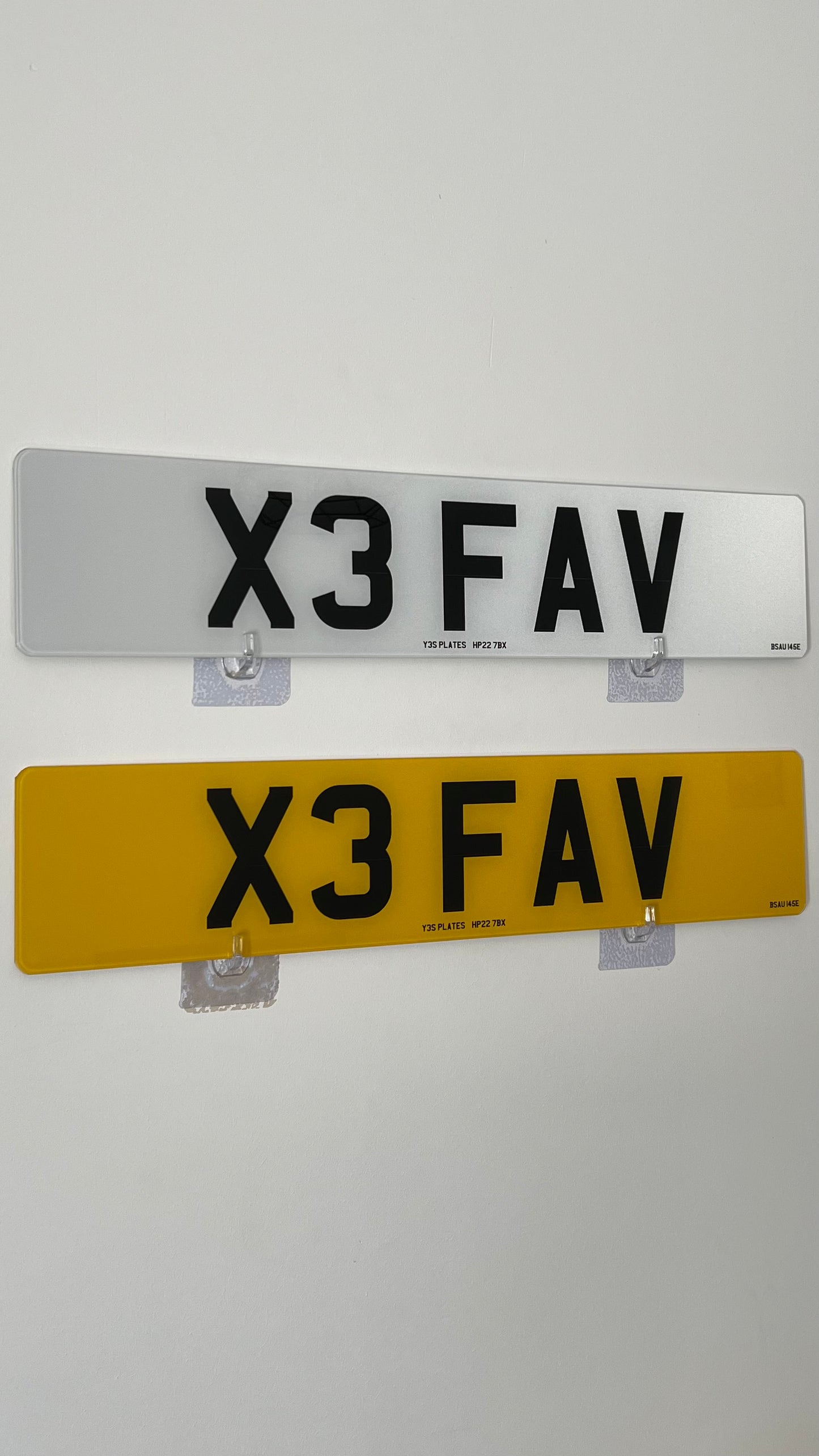 X3 FAV Private Number Plate